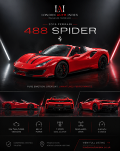 2019 Ferrari 488 Spider, Red